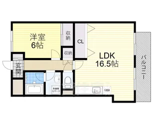 大阪府豊中市桜の町3丁目【マンション】の間取り