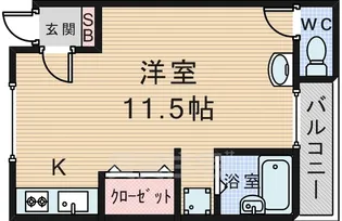 大阪府豊中市螢池西町2丁目【アパート】の間取り