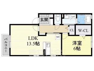 大阪府豊中市桜の町4丁目【アパート】の間取り
