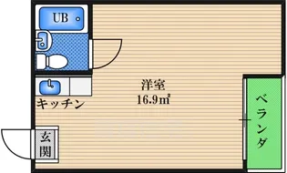 ファクト十三【4階】の間取り