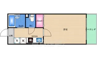 フレアコート北野【7階】の間取り