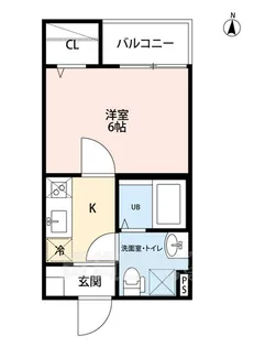 シャインスター【2階】の間取り