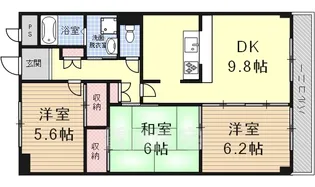 ヴァンベール 徳重【2階】の間取り
