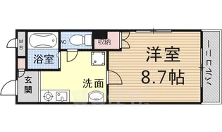 シャトル ピーチ【3階】の間取り