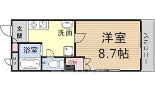 シャトル ピーチ【1階】の間取り