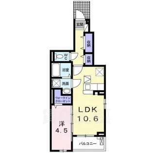 ロイヤルレジデンス巽北【1階】の間取り