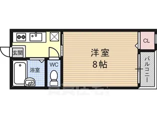 メゾンデール塚本【102号室】の間取り