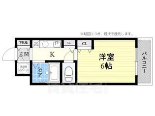 メゾンドソレイユ【3階】の間取り