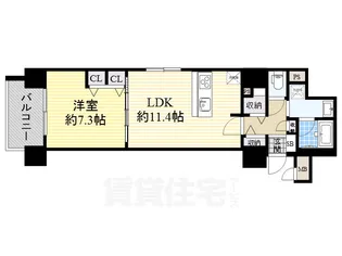 プレサンス丸の内フォート【3階】の間取り