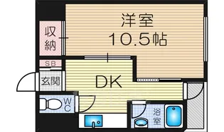 大洋マンション【5階】の間取り
