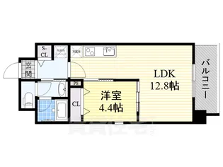 S-FORT名駅南五丁目(旧:レジデンシア名駅南)【6階】の間取り