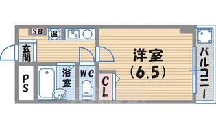 MOMO仁川【3階】の間取り