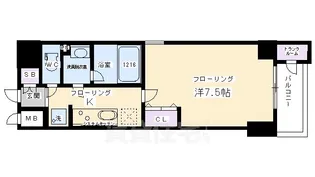 グラマシー京都【11階】の間取り
