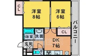 ガーデンヒルOGI【301号室】の間取り