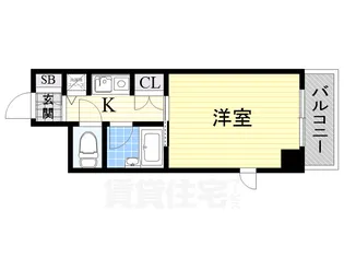 リーガル新大阪2【6階】の間取り