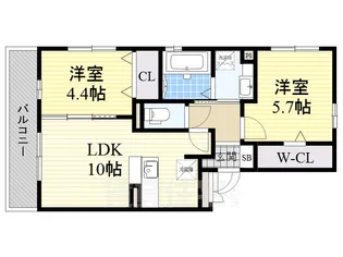 Grande Soleil【3階】の間取り