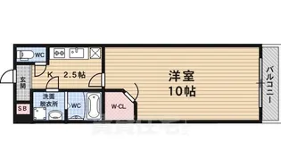 Uni E’terna 京都壬生【6階】の間取り