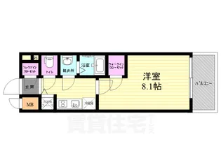 エスリード京都梅小路【5階】の間取り