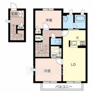 セレーノ二上駅前1【2階】の間取り