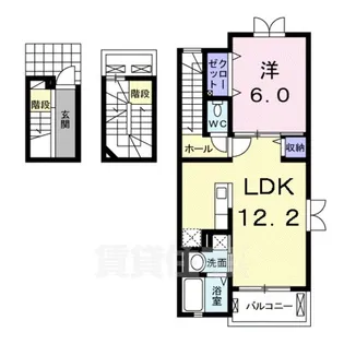 ルミナスC【3階】の間取り