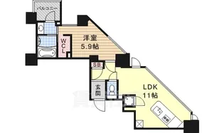 SK BUILDING-501【3階】の間取り