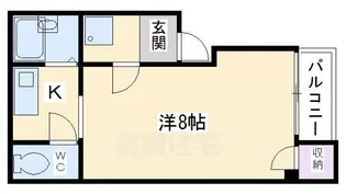 コスモハイツ出町【2階】の間取り