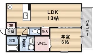 グランシャリオ【2階】の間取り