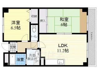 ファミリアル門戸【3階】の間取り