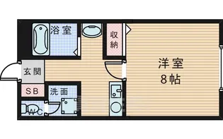 フェニックス豊中1【4階】の間取り