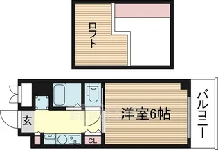 エステムコート新大阪3ステーションプラザ【5階】の間取り