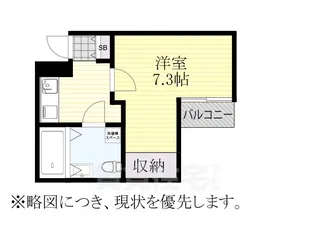 インフィニティ今池【1階】の間取り