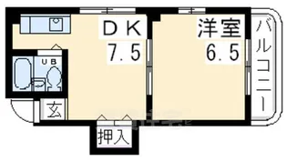 大阪府豊中市曽根東町2丁目【マンション】の間取り