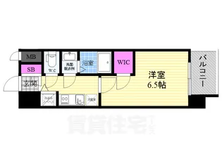 エスリード京都梅小路【2階】の間取り