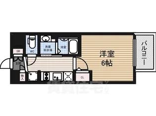 エステムコート名古屋栄プレシャス【13階】の間取り