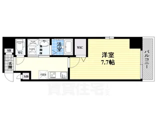 ブランシュ京橋【2階】の間取り