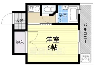 北園ハイツ【1階】の間取り