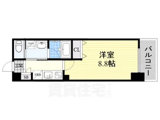 アヴァンセテラス瑞穂通【5階】の間取り