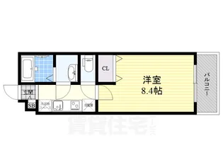 シャトーボナール3【2階】の間取り