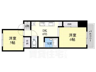ヒダマンション【3階】の間取り