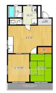 ルネ若草【2階】の間取り