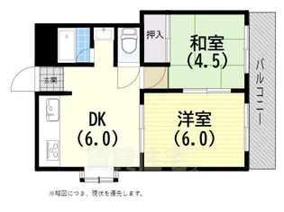 フォレスト兵庫【4階】の間取り