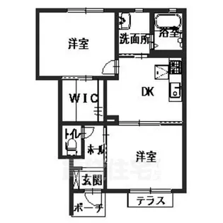 奈良県大和高田市大字池田【アパート】の間取り