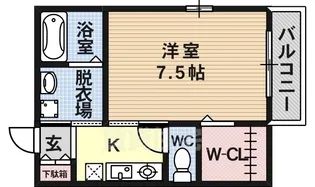 エスポワール【1階】の間取り