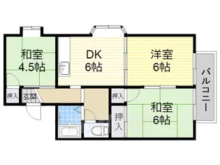 シャルム21【1階】の間取り