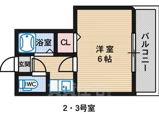 シャトル市大前【3階】の間取り