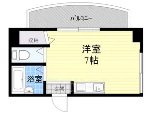 有馬パレス千林【4階】の間取り