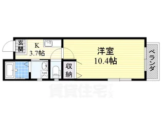 上野坂グランハイツA【2階】の間取り