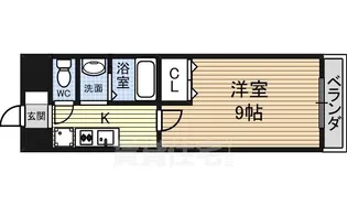 サンパティーク東片端【9階】の間取り