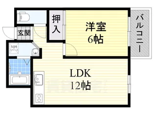 JMRレジデンス新大阪【2階】の間取り