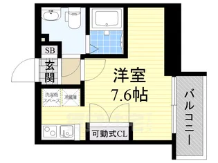 ライブコート丸の内【9階】の間取り